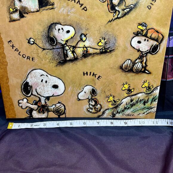 NEW Vtg. Hallmark Snoopy Peanuts Camp Hike Explore Photo Scrapbook Album - Picture 10 of 12
